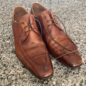Magnanni cognac shoes mens